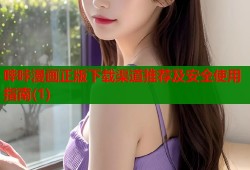 哔咔漫画正版下载渠道推荐及安全使用指南(1)