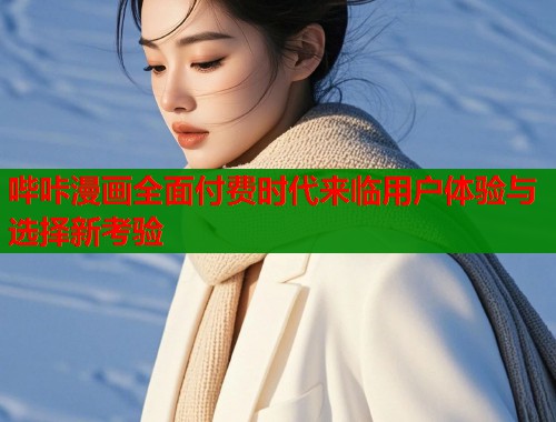 哔咔漫画全面付费时代来临用户体验与选择新考验