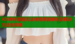 iOS哔咔漫画无法使用原因解析及解决方法全攻略